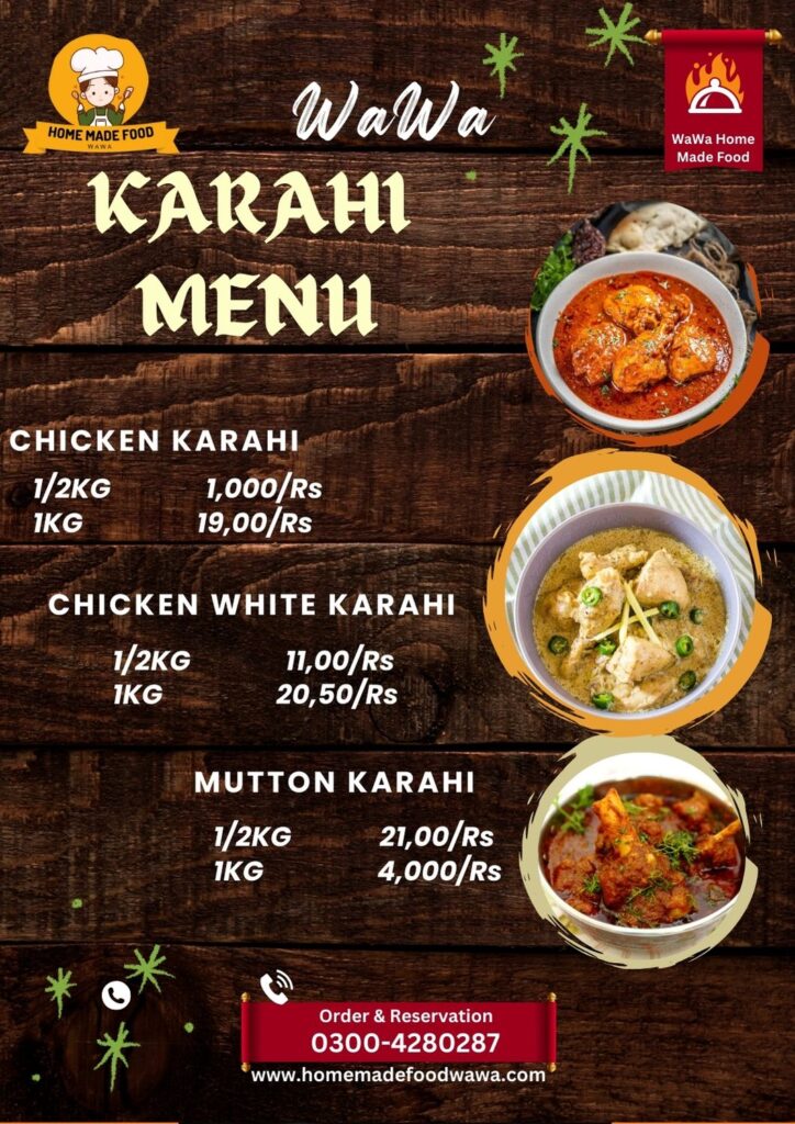 karrai menu