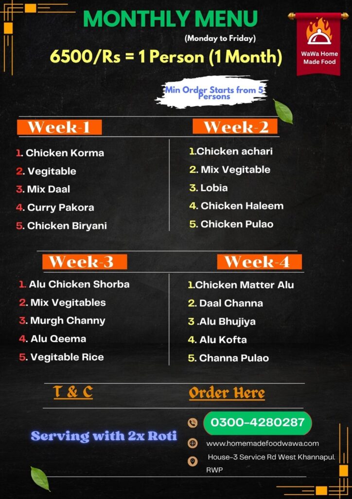 monthly food package